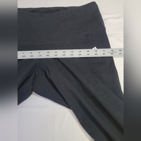Adidas Ultra Black Highrise Full Length Tight Leg Spellout Logo Size 1X Leggings - Picture 8 of 13